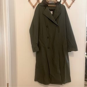 London Fog long lined overcoat